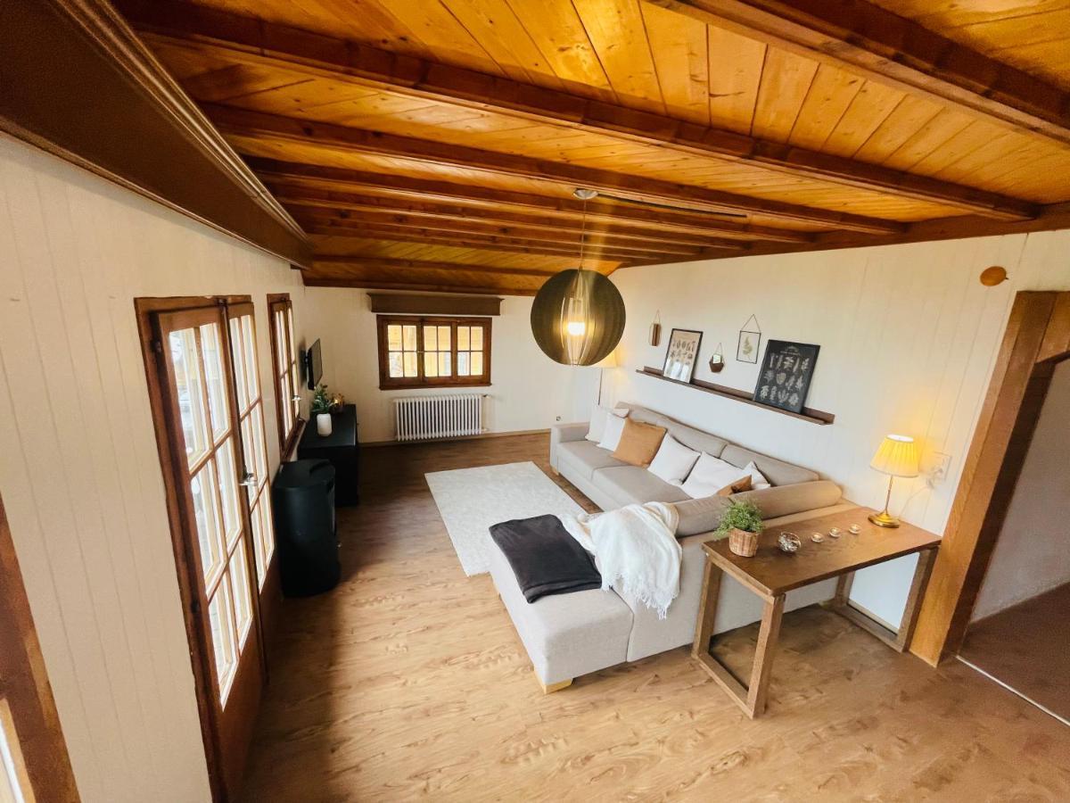 Appartamento Chalet 4 Personnes Avec Sauna Leysin Esterno foto