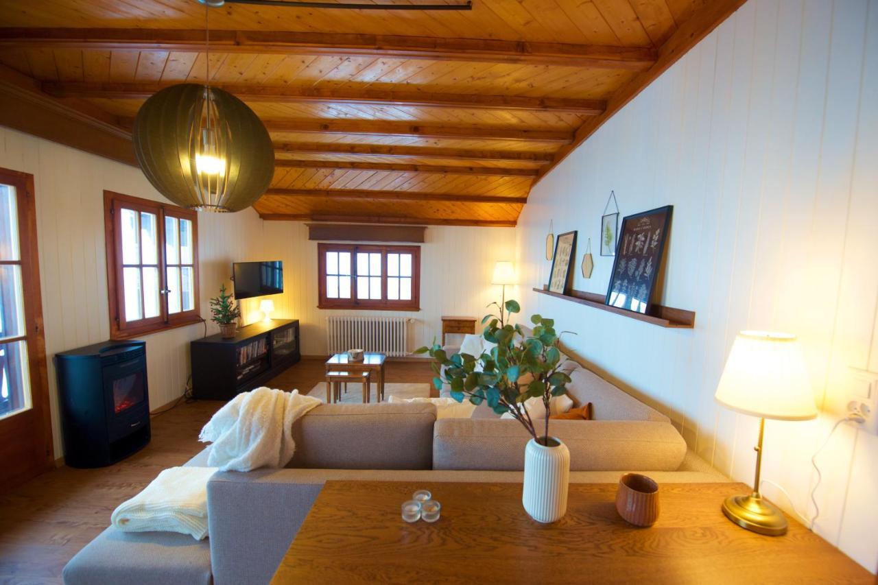 Appartamento Chalet 4 Personnes Avec Sauna Leysin Esterno foto