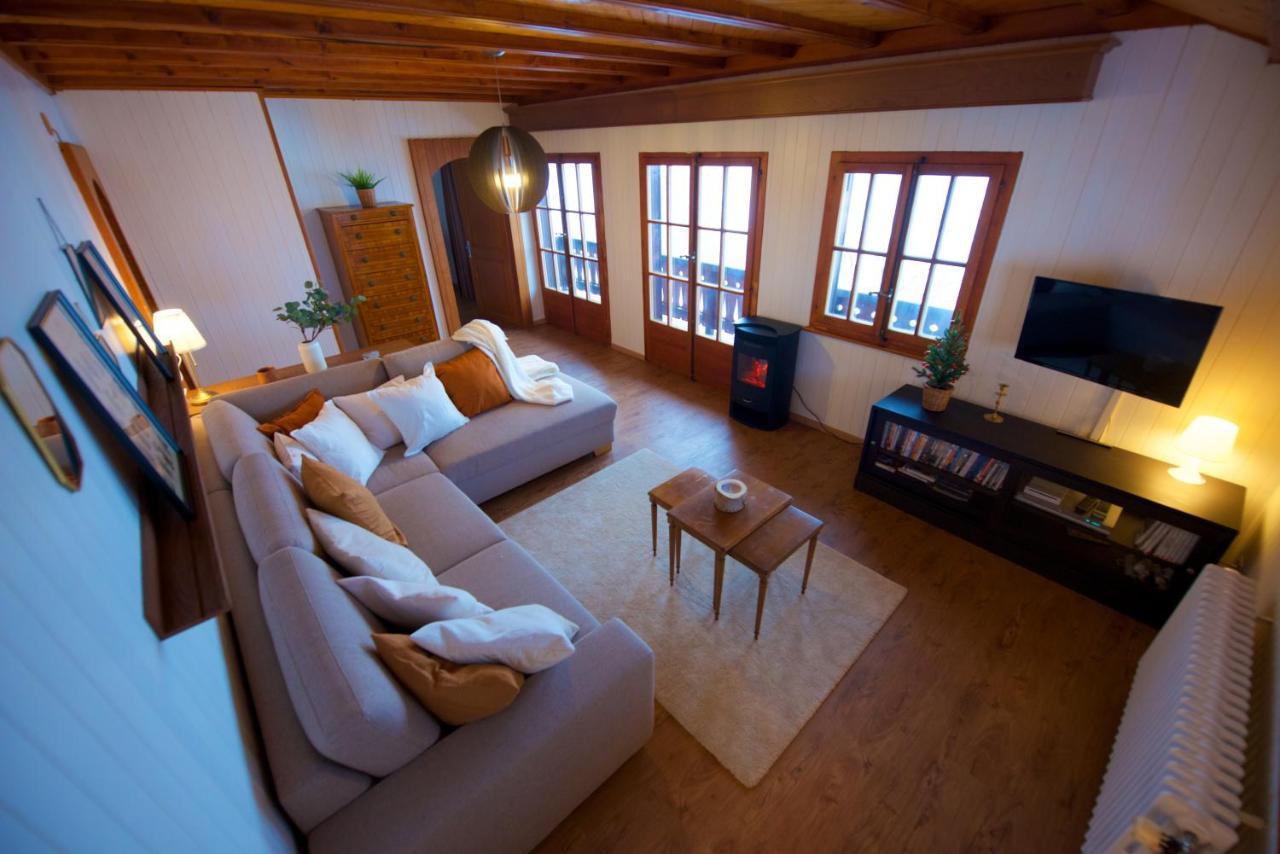 Chalet 4 Personnes Avec Sauna Leysin Esterno foto